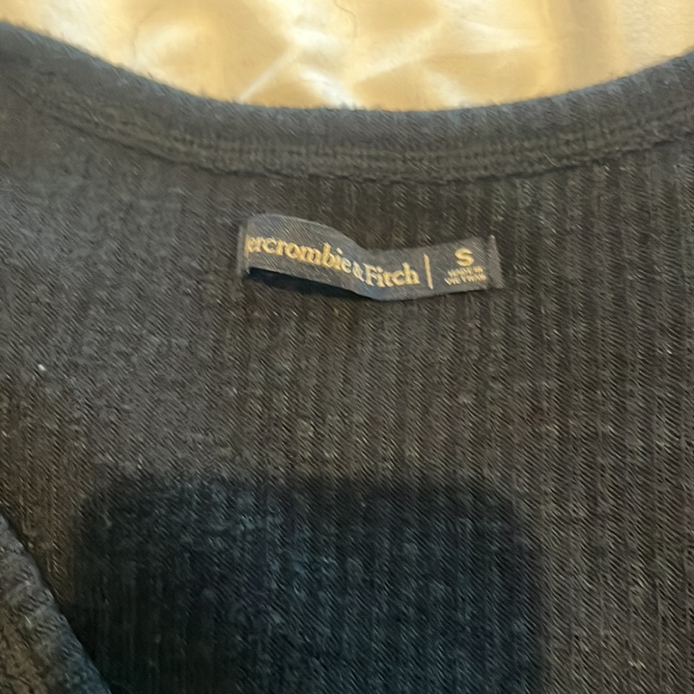 A&F Button Down/Tie Front Sweater Size S - image 4